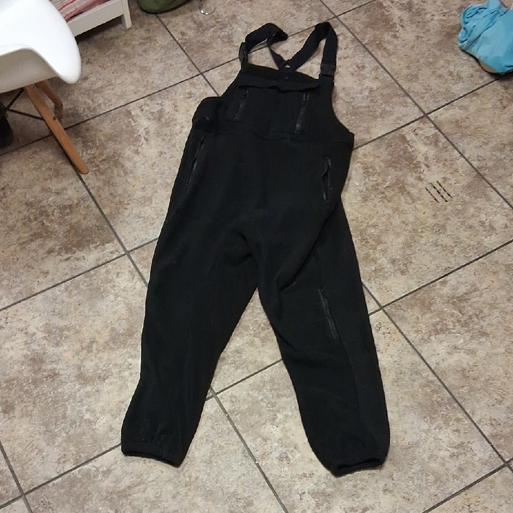 Women's Black Overalls